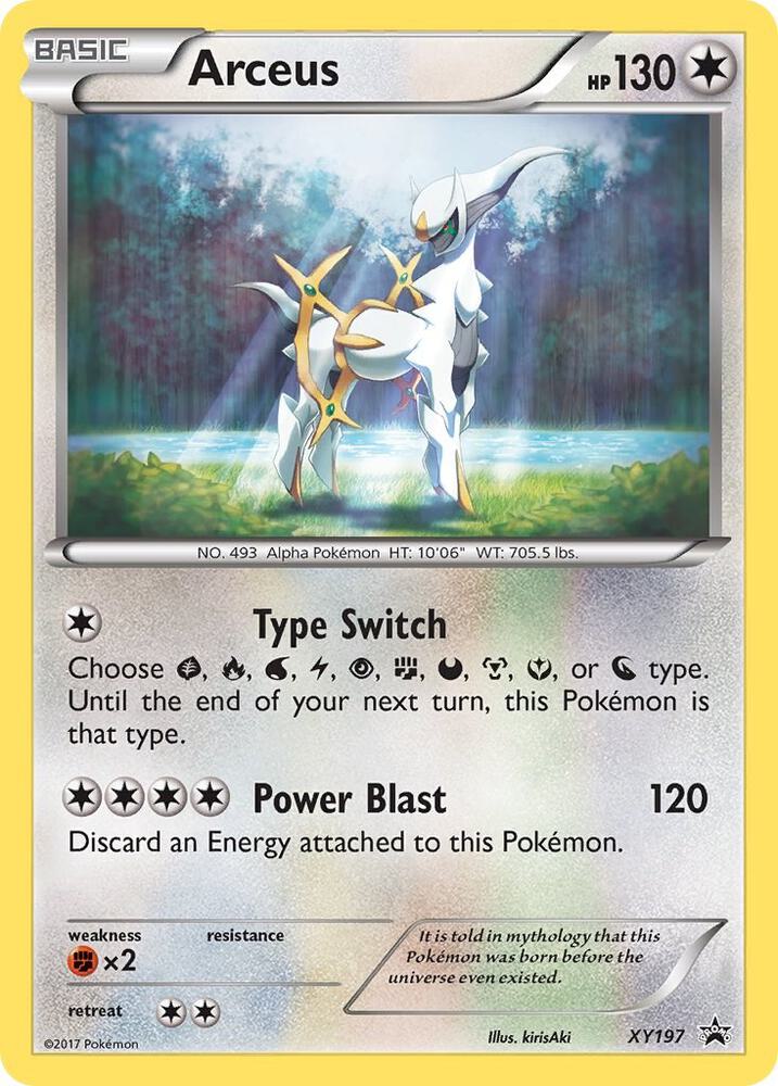 Arceus XY197 (XY Promos)  - Holofoil