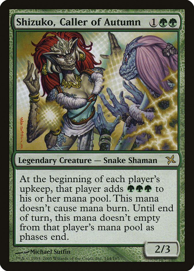 Shizuko, Caller of Autumn (Betrayers of Kamigawa) 