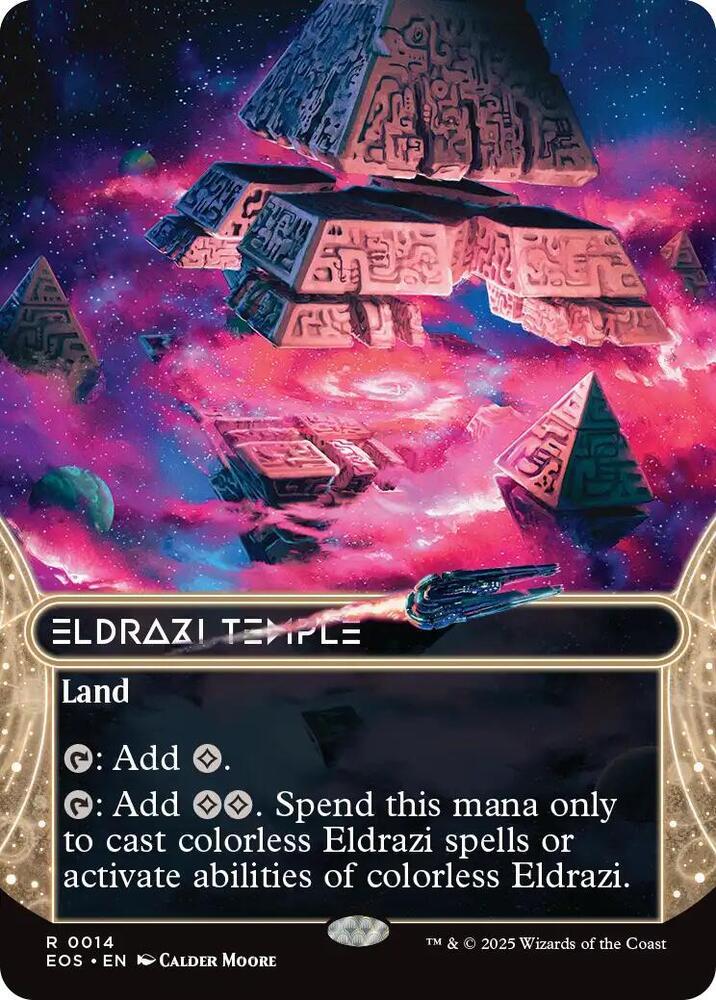 Eldrazi Temple  14/45 (Edge of Eternities: Stellar Sights)  - Borderless