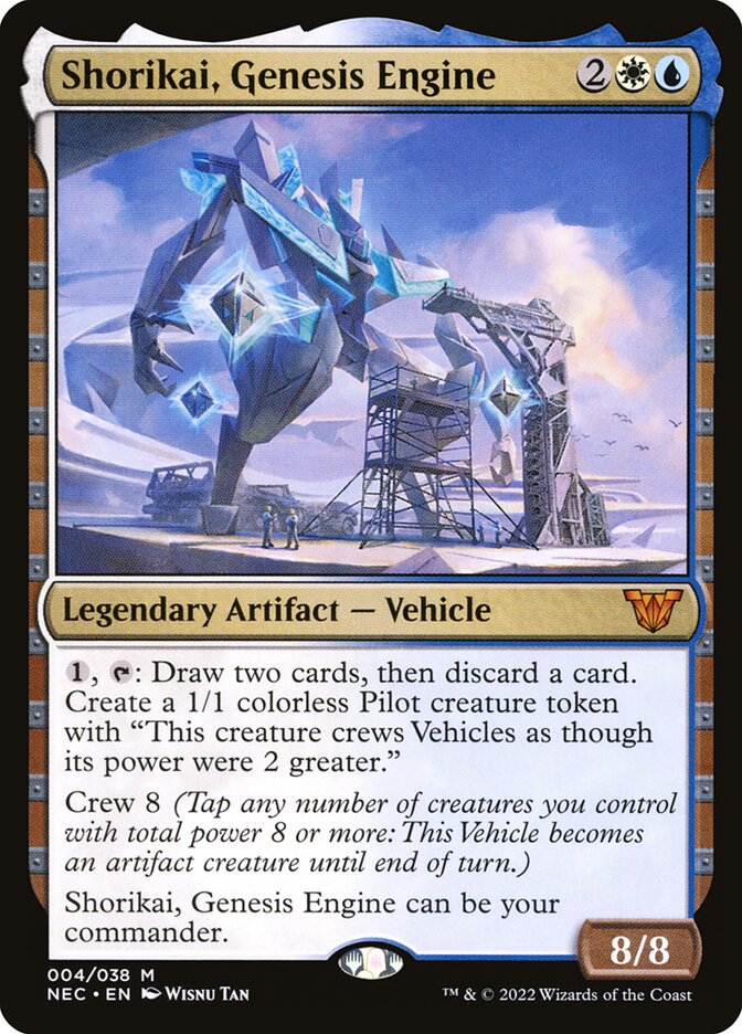 Shorikai, Genesis Engine 4 (Commander: Kamigawa: Neon Dynasty)  - Foil