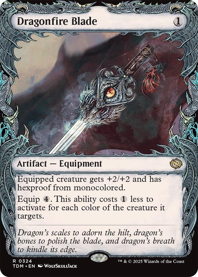 Dragonfire Blade Showcase (Tarkir: Dragonstorm) 