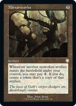 Mirrorworks Retro Frame (Commander: The Brothers' War) 