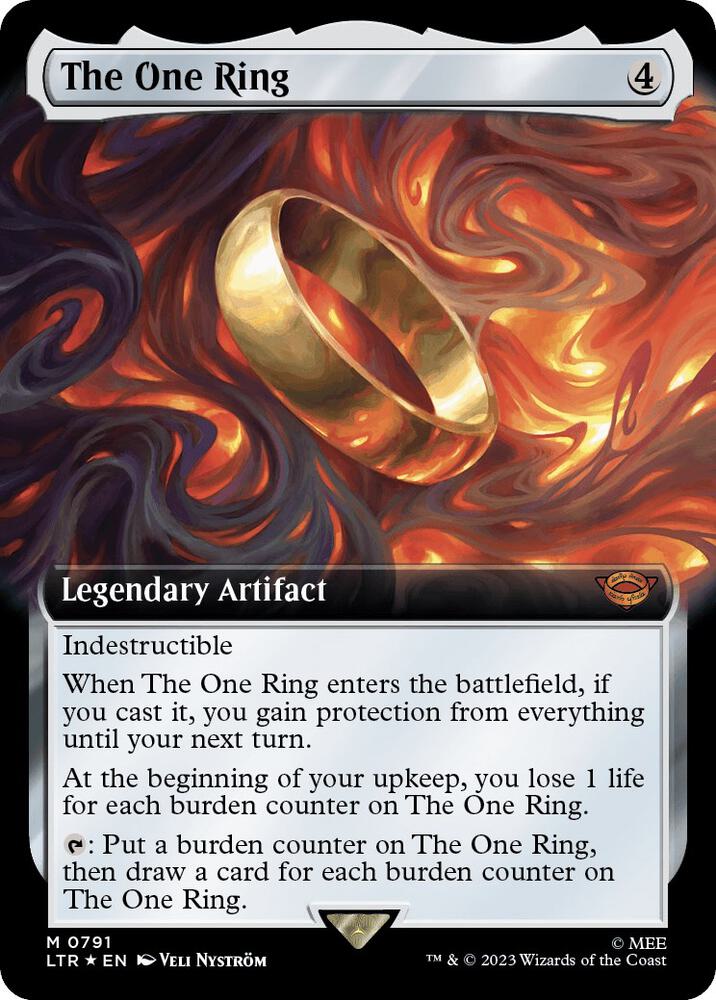 The One Ring Extended Art Surge Foil 791 (Universes Beyond: The Lord of the Rings: Tales of Middle-earth)  - Foil