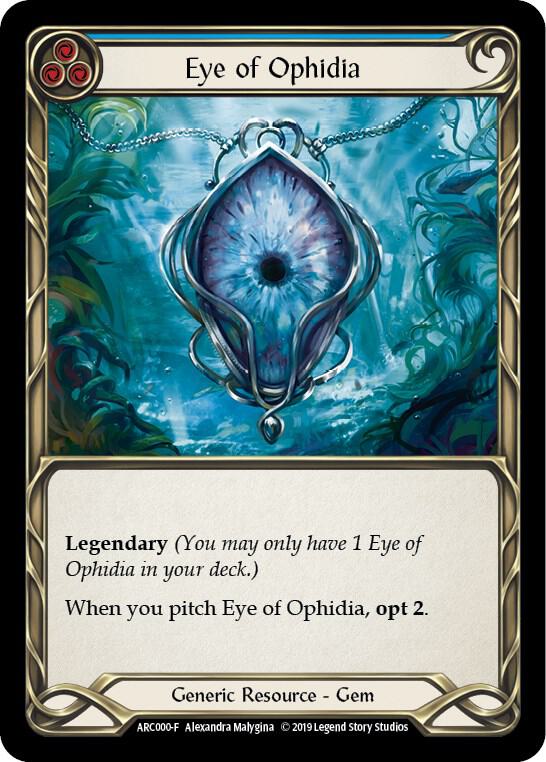 Eye of Ophidia (Arcane Rising)  - Unlimited Edition Rainbow Foil