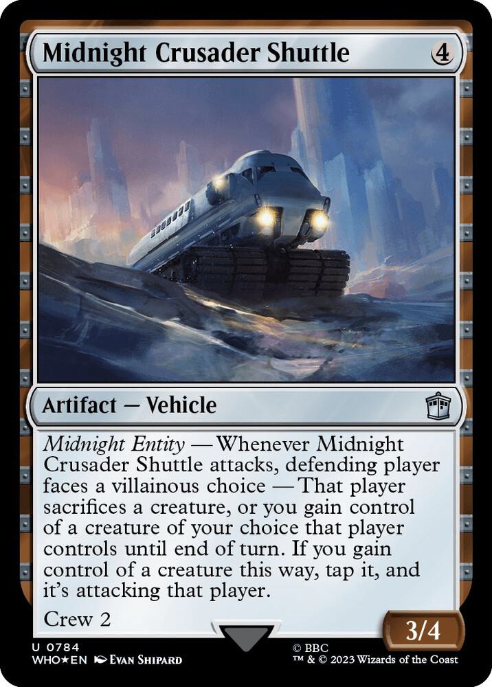 Midnight Crusader Shuttle 784 (Universes Beyond: Doctor Who)  - Foil