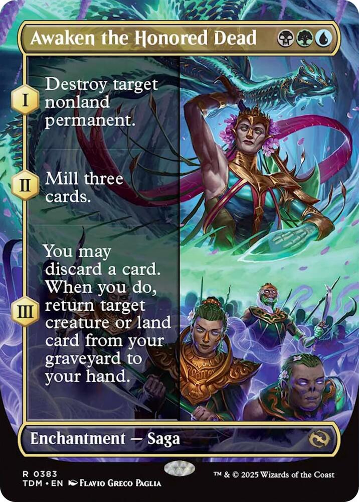 Awaken the Honored Dead Borderless (Tarkir: Dragonstorm) 