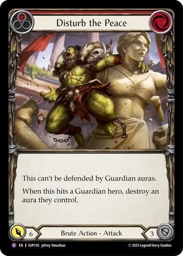 Disturb the Peace (Super Slam)  - Rainbow Foil