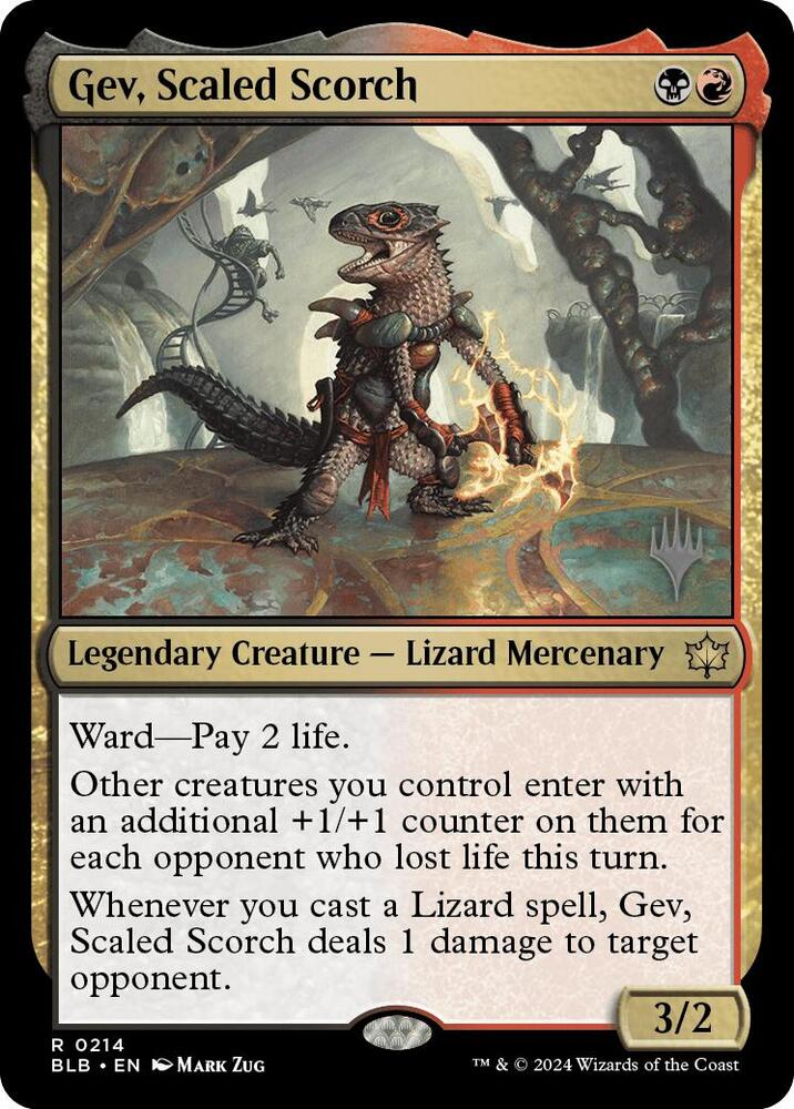 Gev, Scaled Scorch 214 (Promo Pack: Bloomburrow)  - Foil