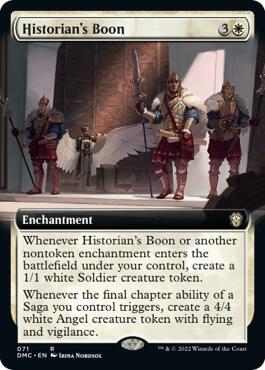 Historians Boon Extended Art 71/50 (Commander: Dominaria United)  - Foil