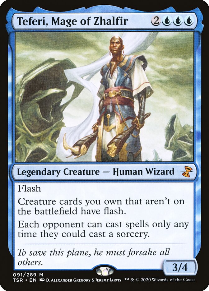 Teferi, Mage of Zhalfir 91 (Time Spiral: Remastered) 