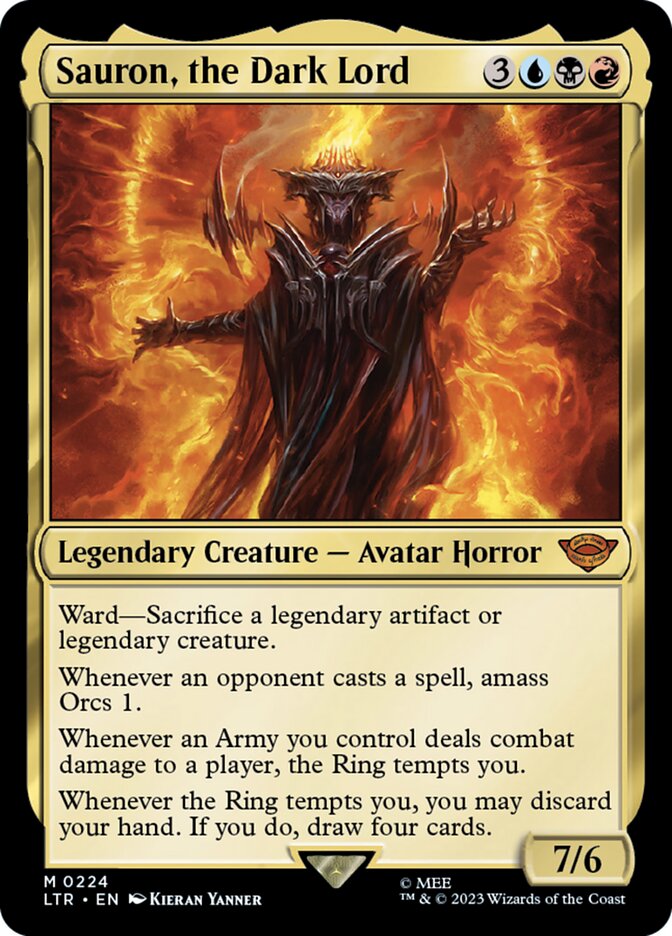 Sauron, the Dark Lord (Universes Beyond: The Lord of the Rings: Tales of Middle-earth) 