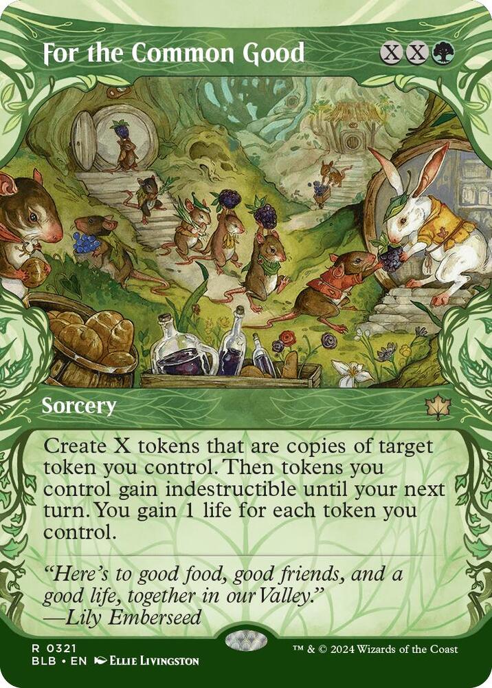 For the Common Good 321 (Bloomburrow)  - Showcase Foil