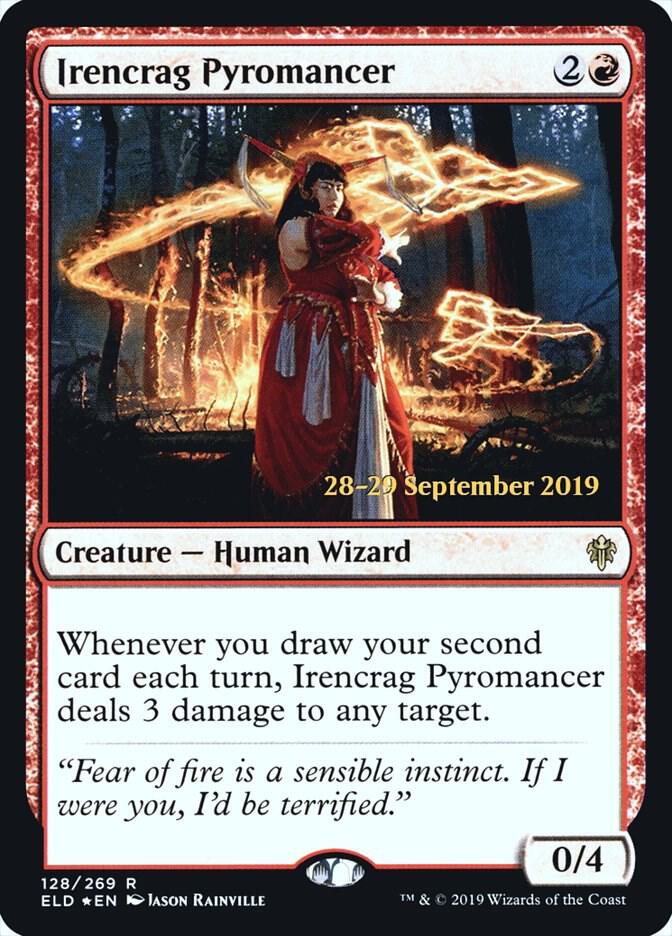 Irencrag Pyromancer 128s/152 (Prerelease Cards)  - Foil