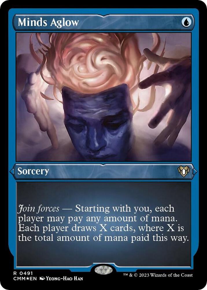 Minds Aglow Foil Etched (Commander Masters)  - undefined