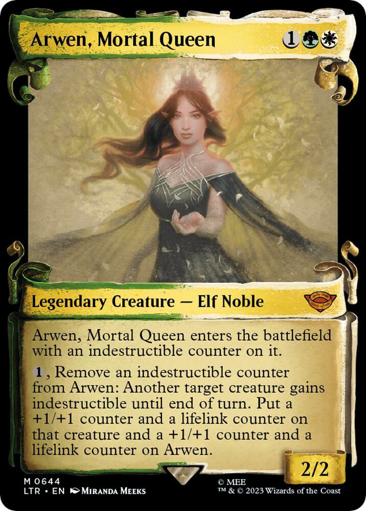 Arwen, Mortal Queen 644 (Universes Beyond: The Lord of the Rings: Tales of Middle-earth)  - Showcase Scroll