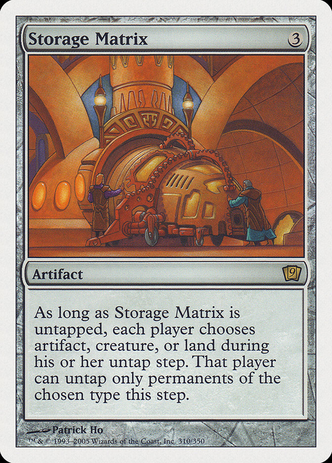 Storage Matrix (9th Edition) 