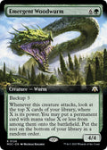 Emergent Woodwurm 124/444 (Commander: March of the Machine)  - Extended Art