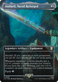 Andúril, Narsil Reforged 535/84 (Commander: The Lord of the Rings: Tales of Middle-earth)  - Borderless Surge Foil
