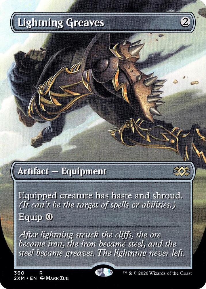 Lightning Greaves Borderless (Double Masters) 