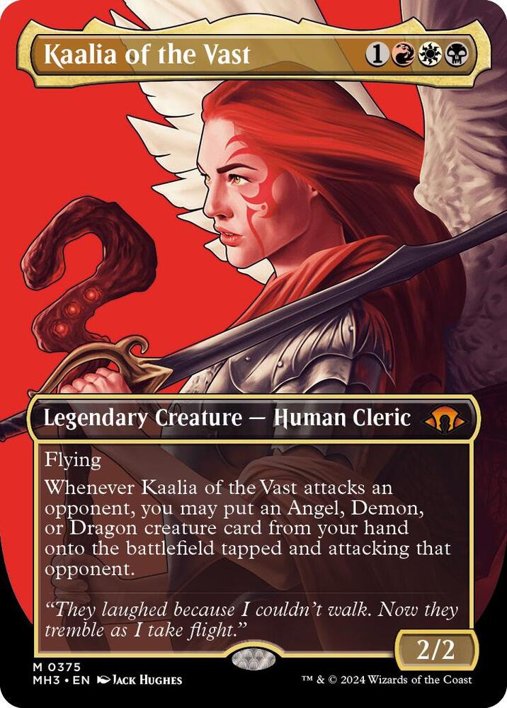 Kaalia of the Vast 375/319 (Modern Horizons 3)  - Borderless