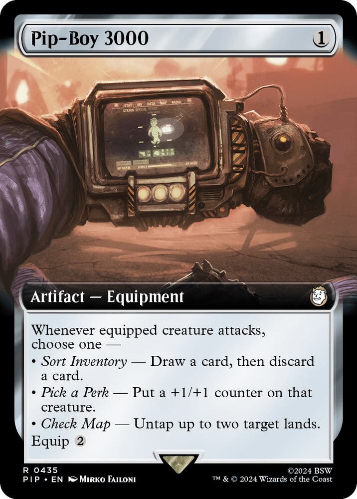 Pip Boy 3000 Extended Art (Universes Beyond: Fallout) 