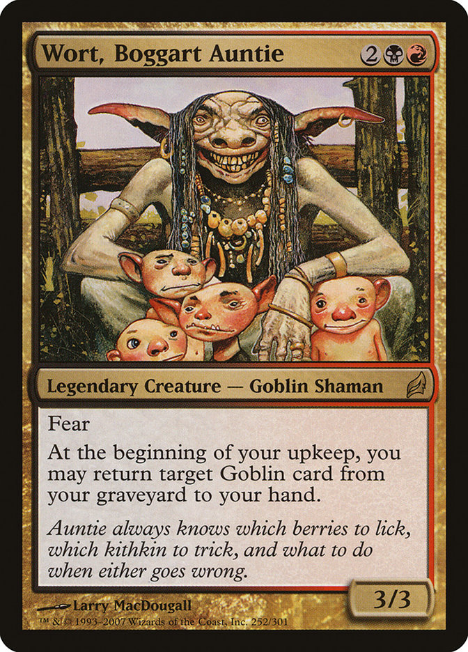 Wort, Boggart Auntie 252/301 (Lorwyn) 
