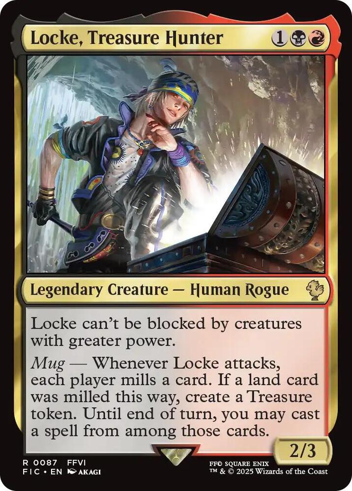 Locke Treasure Hunter Surge Foil (Commander: FINAL FANTASY)  - undefined