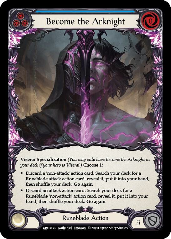 Become the Arknight (Arcane Rising)  - 1st Edition Rainbow Foil