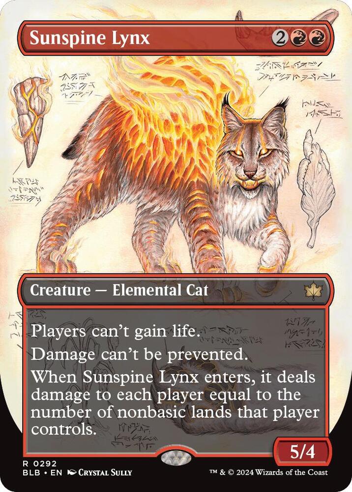 Sunspine Lynx 292 (Bloomburrow)  - Borderless