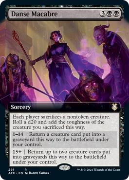 Danse Macabre Extended Art (Commander: Adventures in the Forgotten Realms) 