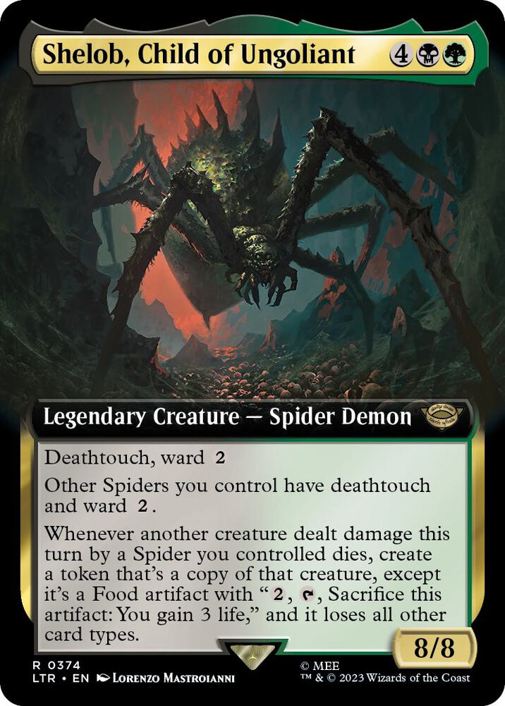 Shelob Child of Ungoliant Extended Art (Universes Beyond: The Lord of the Rings: Tales of Middle-earth) 