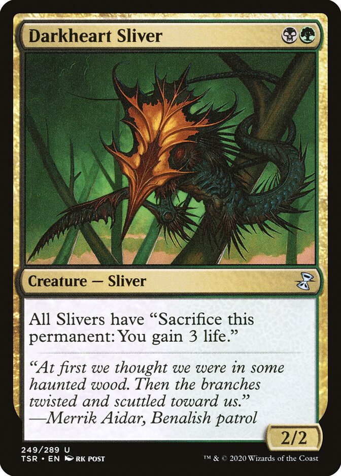 Darkheart Sliver 249/289 (Time Spiral: Remastered)  - Foil