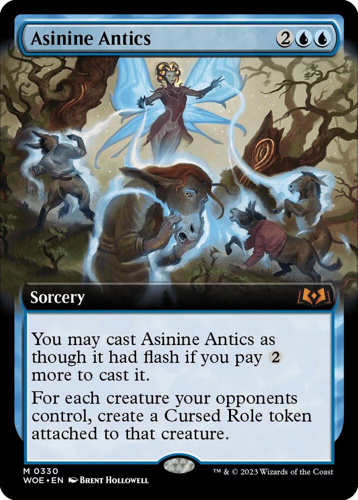 Asinine Antics 330/276 (Wilds of Eldraine)  - Extended Art