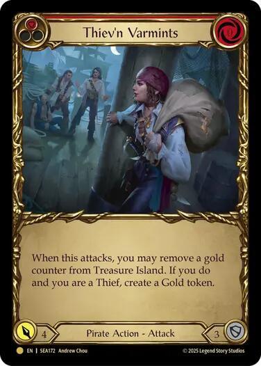 Thievn Varmints Treasure (High Seas)  - Cold Foil