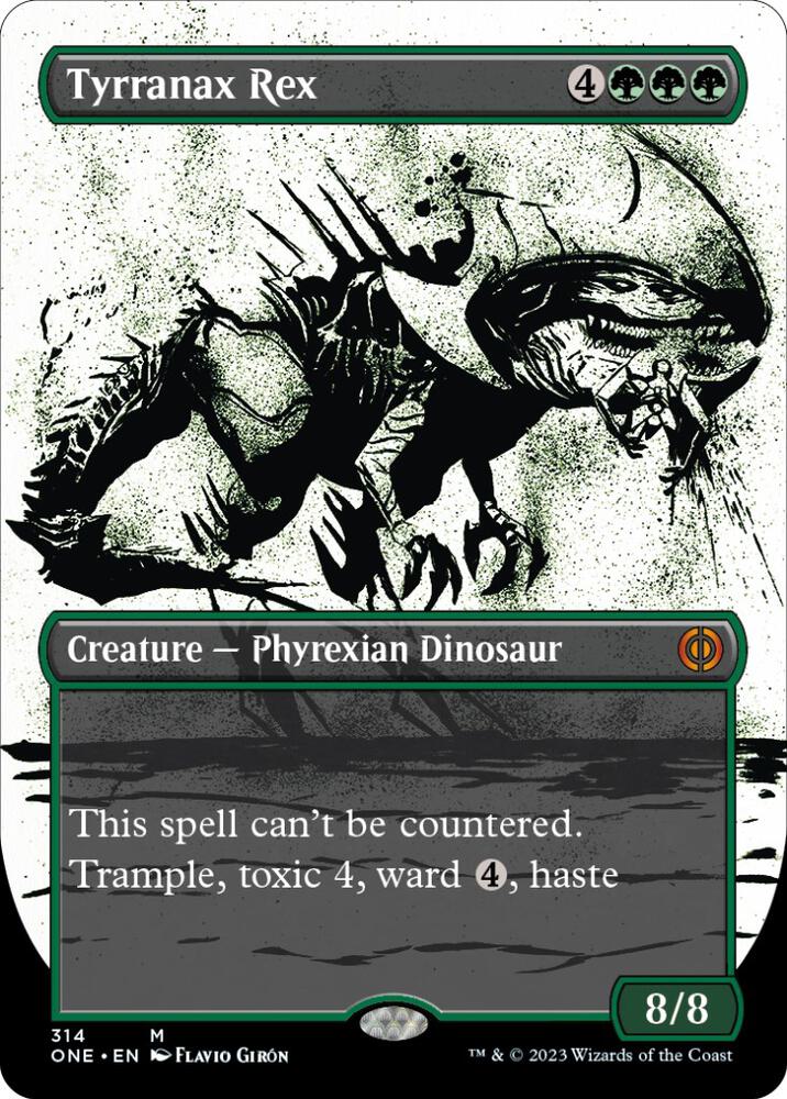 Tyrranax Rex 314/271 (Phyrexia: All Will Be One)  - Borderless