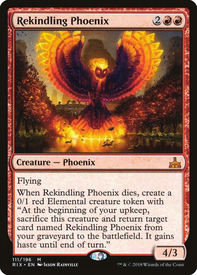 Rekindling Phoenix (Rivals of Ixalan) 