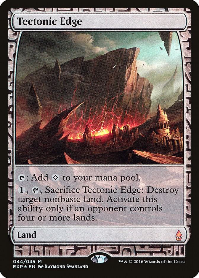 Tectonic Edge 44/45 (Zendikar Expeditions)  - Foil