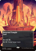 Deserted Temple 0146 Borderless Galaxy Foil (Edge of Eternities: Stellar Sights)  - undefined
