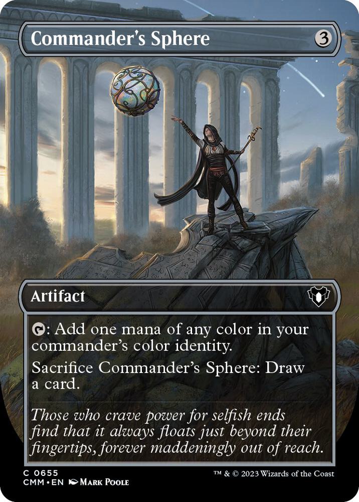 Commanders Sphere Borderless (Commander Masters) 