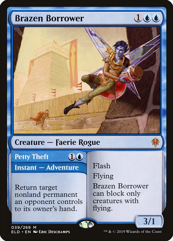 Brazen Borrower // Petty Theft 39 (Throne of Eldraine) 