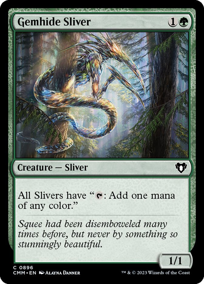 Gemhide Sliver (Commander Masters) 