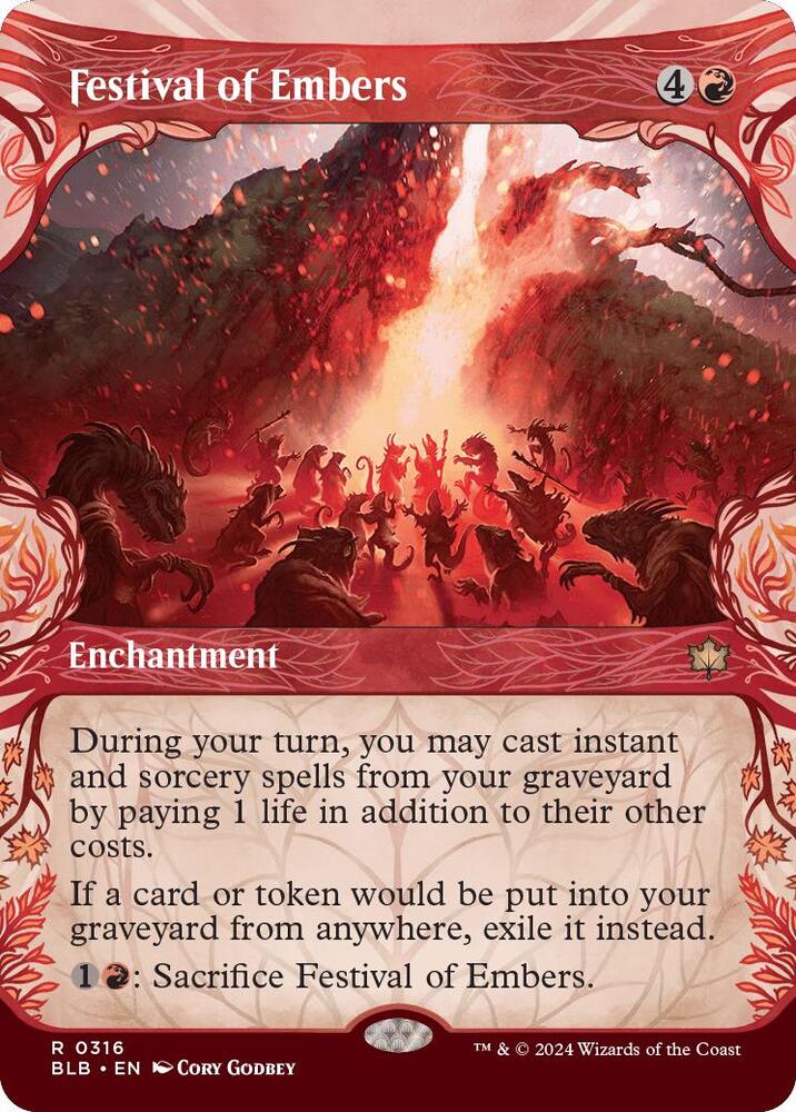 Festival of Embers 316/281 (Bloomburrow)  - Showcase