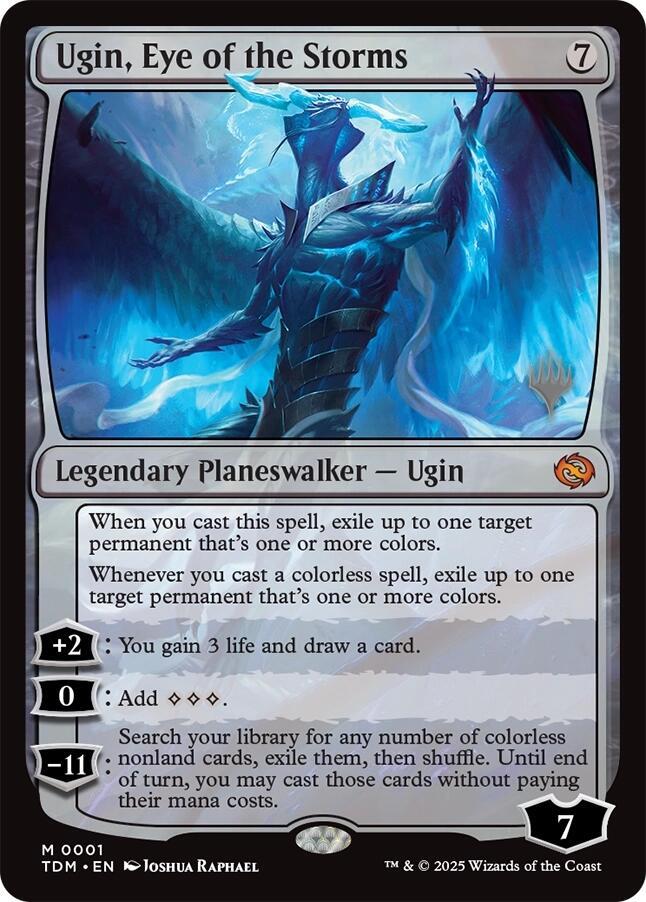 Ugin, Eye of the Storms 1 (Promo Pack: Tarkir: Dragonstorm) 