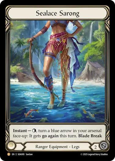 Sealace Sarong Treasure (High Seas)  - Cold Foil