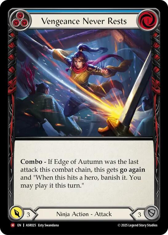Vengeance Never Rests ASR025 (Armory Deck: Ira) 