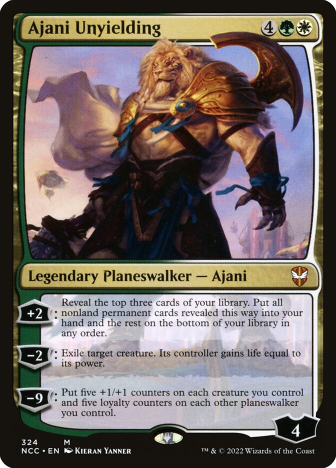 Ajani Unyielding (Commander: Streets of New Capenna) 