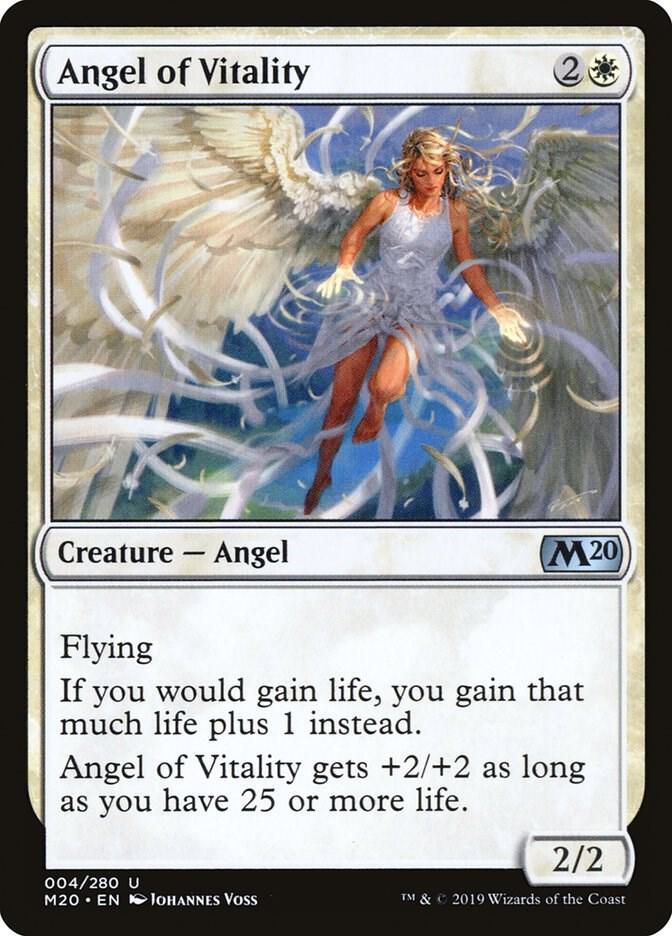 Angel of Vitality 4 (Core Set 2020)  - Foil