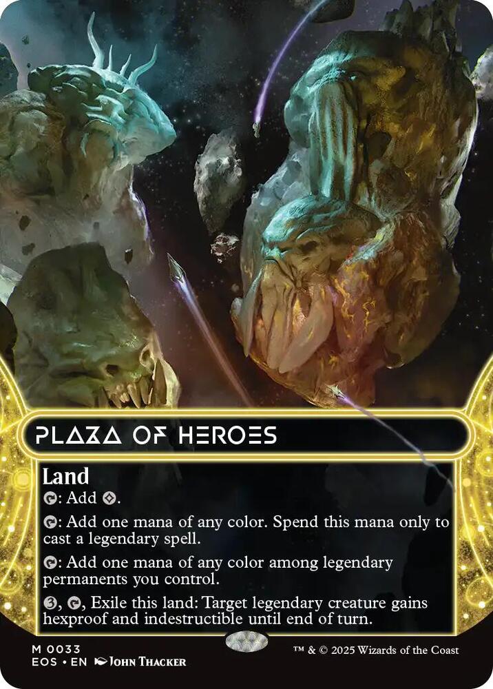 Plaza of Heroes 0033 Borderless (Edge of Eternities: Stellar Sights) 