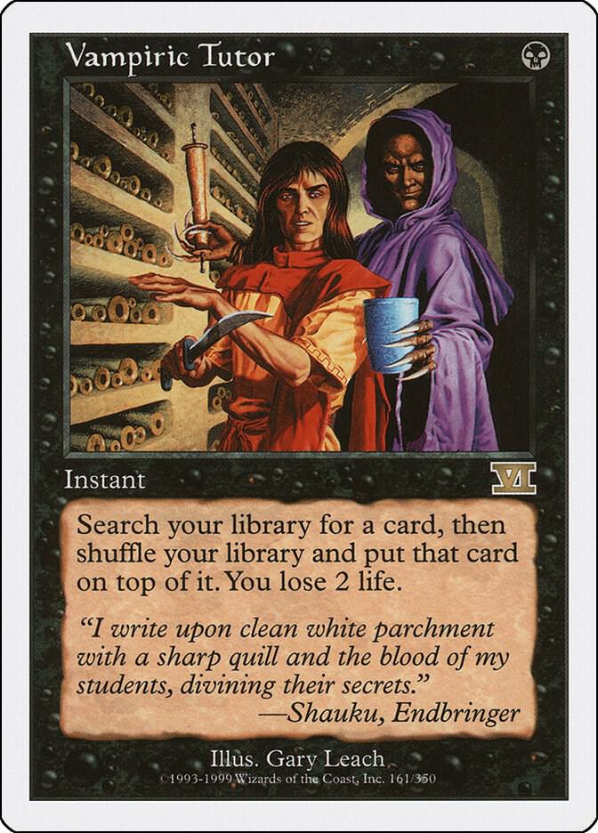 Vampiric Tutor 161/350 (Classic Sixth Edition) 