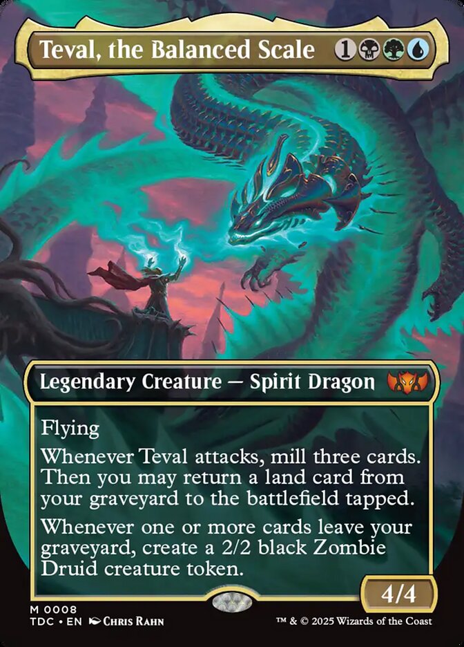Teval, the Balanced Scale (Commander: Tarkir: Dragonstorm)  - undefined